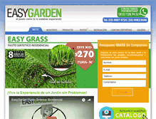 Tablet Screenshot of easygarden.com.mx